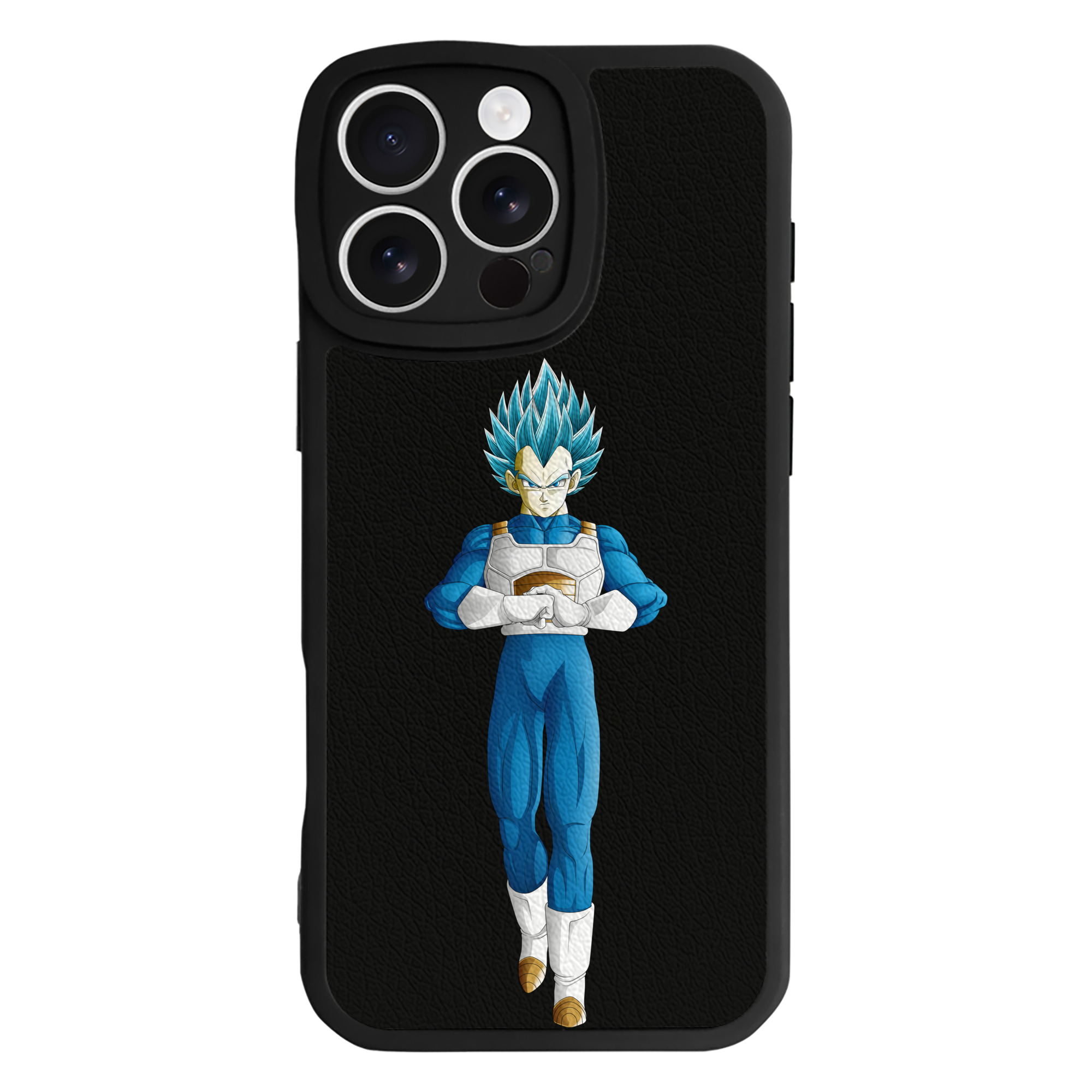 （画像用） ドラゴンボール ベジータ四世（Bejīta Yonsei）DRAGON BALL Vegeta IV 【iPhone 16シリーズ対応】シリコンスマホケース（レザー調） 材質：シリコン